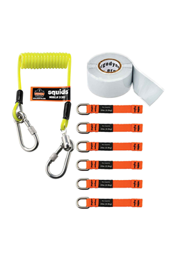 Ergodyne 0.9kg Coiled Lanyard Tethering Kit ERGO-19650