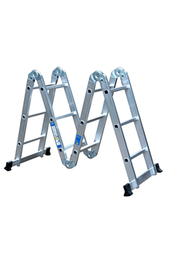 3.58mtr Aluminium Multipurpose Ladder 4 x 3 rungs