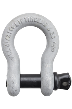 Galvanised Screw Pin Bow Shackle 13.5T ABS13.5TSCR