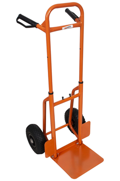 120kg Telescopic Heavy Duty Sack Truck Solid Rubber Wheels