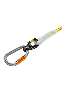 Petzl Microflip Reinforced 2.5 Meter Adjustable Work Positioning Lanyard