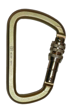  Economical Steel Construction Karabiner With Screw Locking Mechanism AZ017