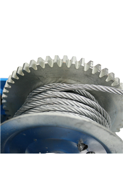 Heavy Duty Hand Pulling Winch 2500LB Capacity - 7.6mtr Wire Rope HW2500