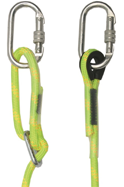 Adjustable Rope Restraint Work Positioning Lanyard 1m, 1.5m & 2m