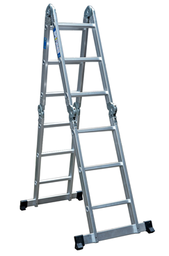 3.58mtr Aluminium Multipurpose Ladder 4 x 3 rungs