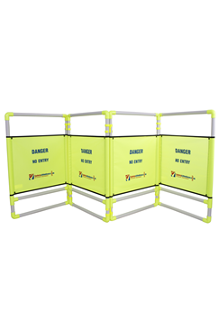 Safety Barrier with 4 panels