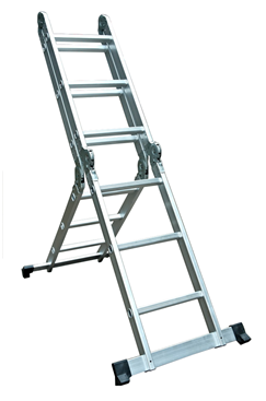 3.58mtr Aluminium Multipurpose Ladder 4 x 3 rungs