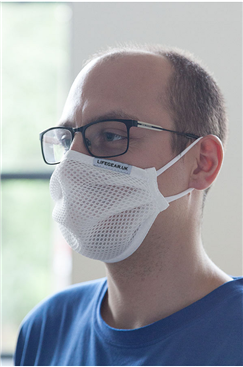 White Sporting Re-Usable Breathable Face Covering