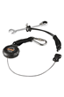 SQUIDS 3001 Retractable Locking Lanyard - Steel Carabiner 